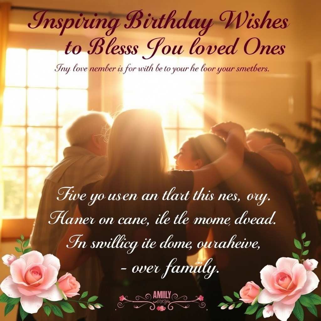 Inspiring Birthday Prayer Wishes To Bless Your Loved Ones for Family Members