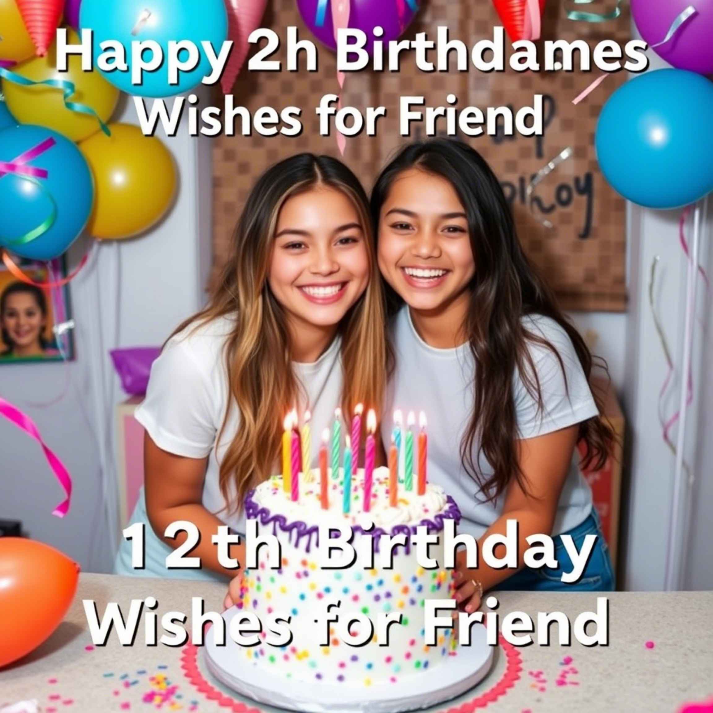 12th Birthday Wishes for Friend