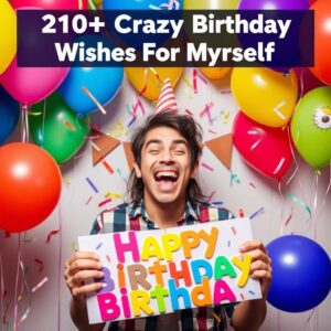 210+ Crazy Funny Birthday Wishes For Myself