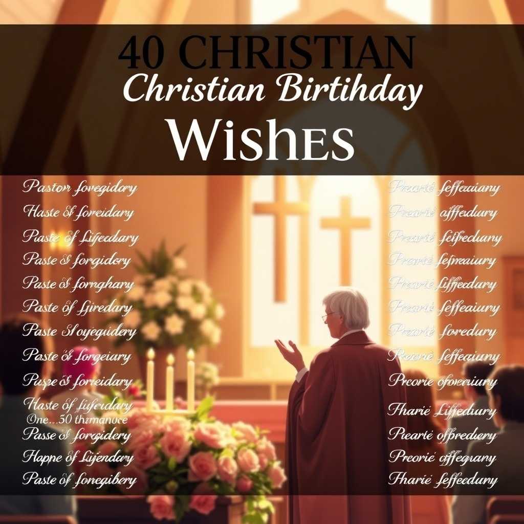 40 Christian Birthday Wishes