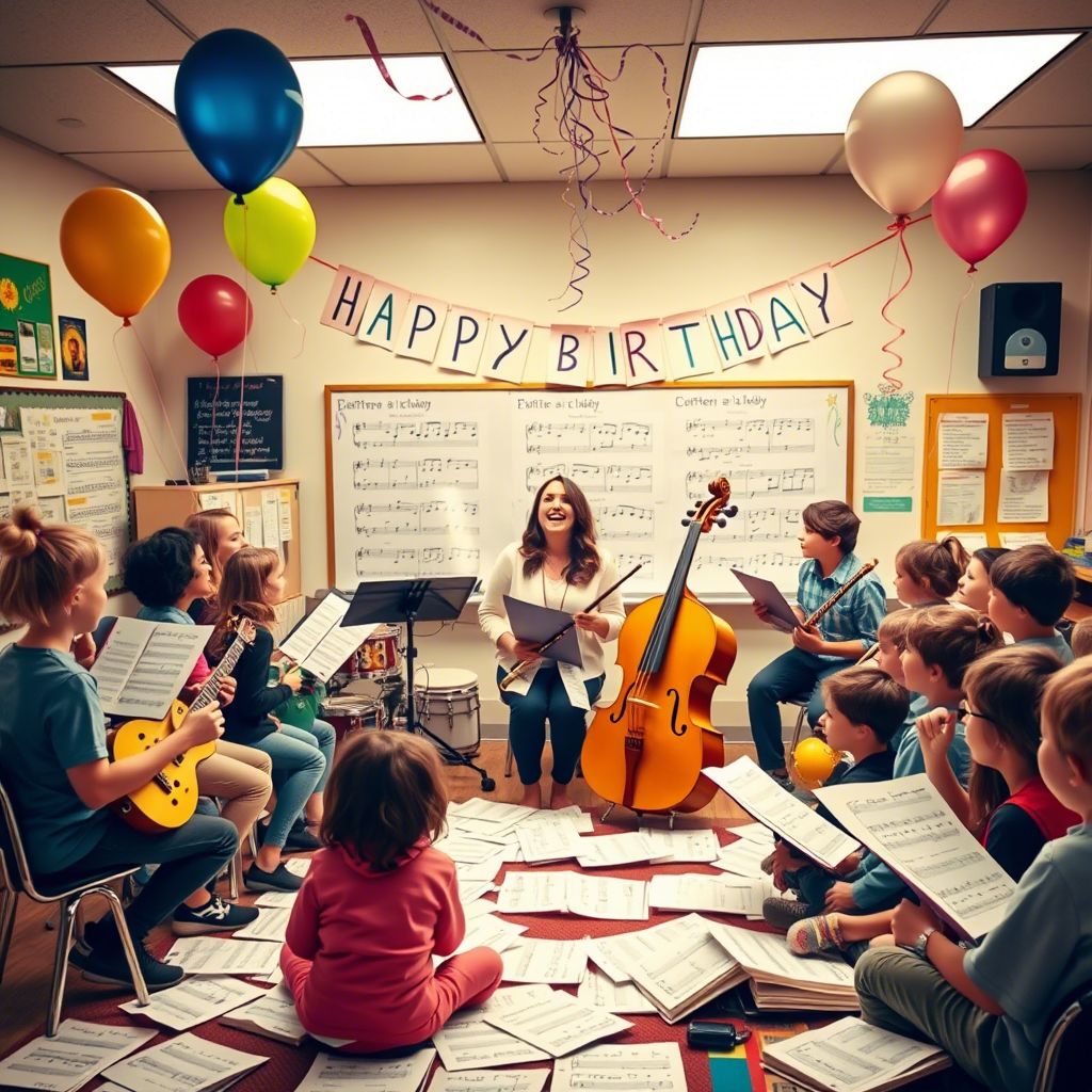 Creative Birthday Wishes for Music Teacher