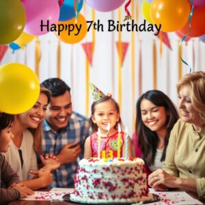 Birthday Wishes for 7 Years Old Girl