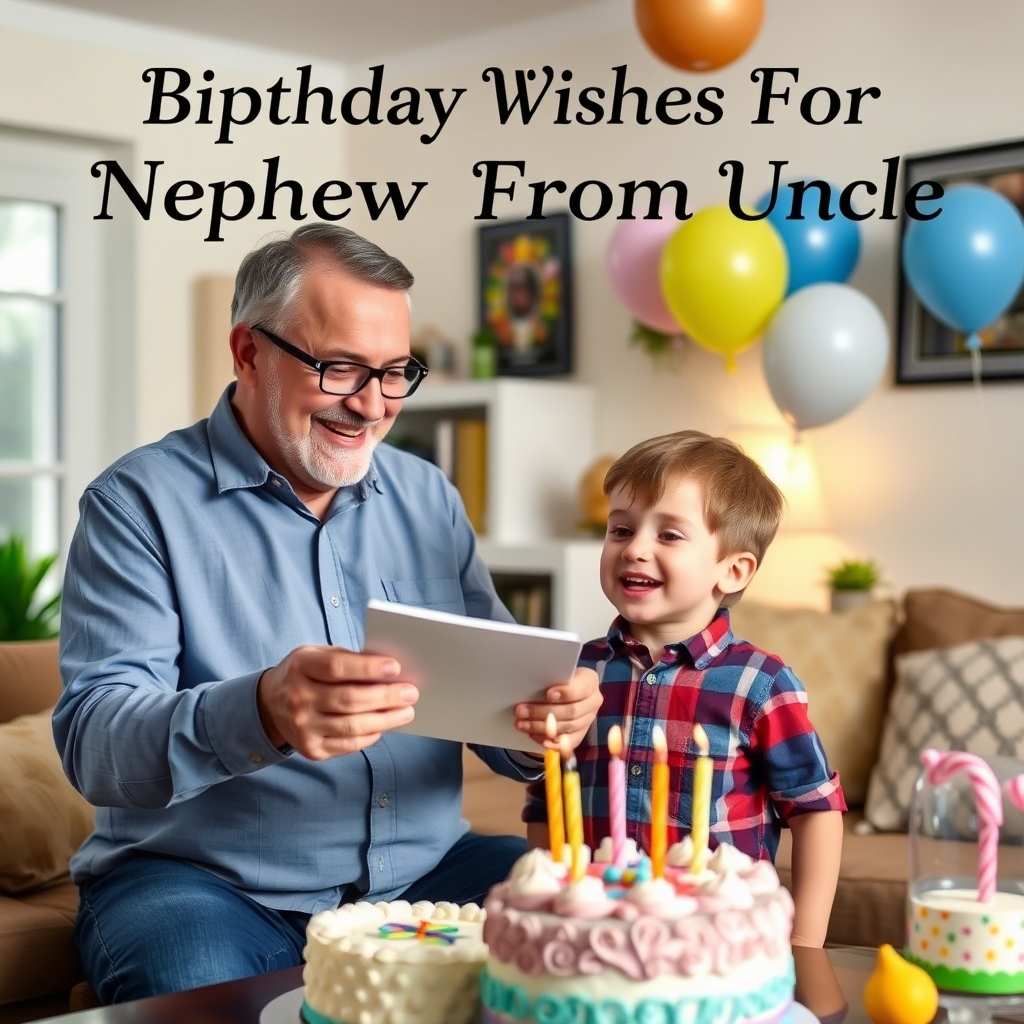 Birthday Wishes For Nephew From Uncle