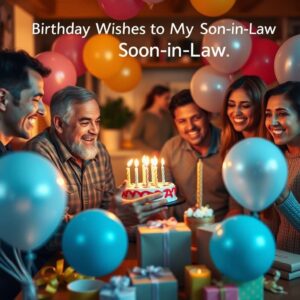 Birthday Wishes for Son-in-Law