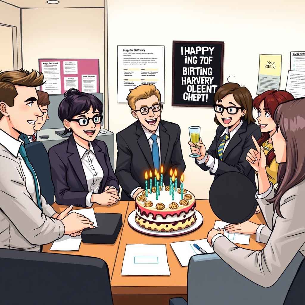 Birthday Wishes with a Touch of Office Humor