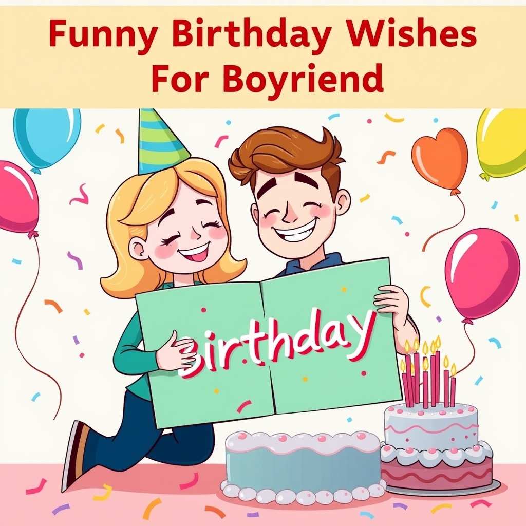 Funny Birthday Wishes For Boyfriend