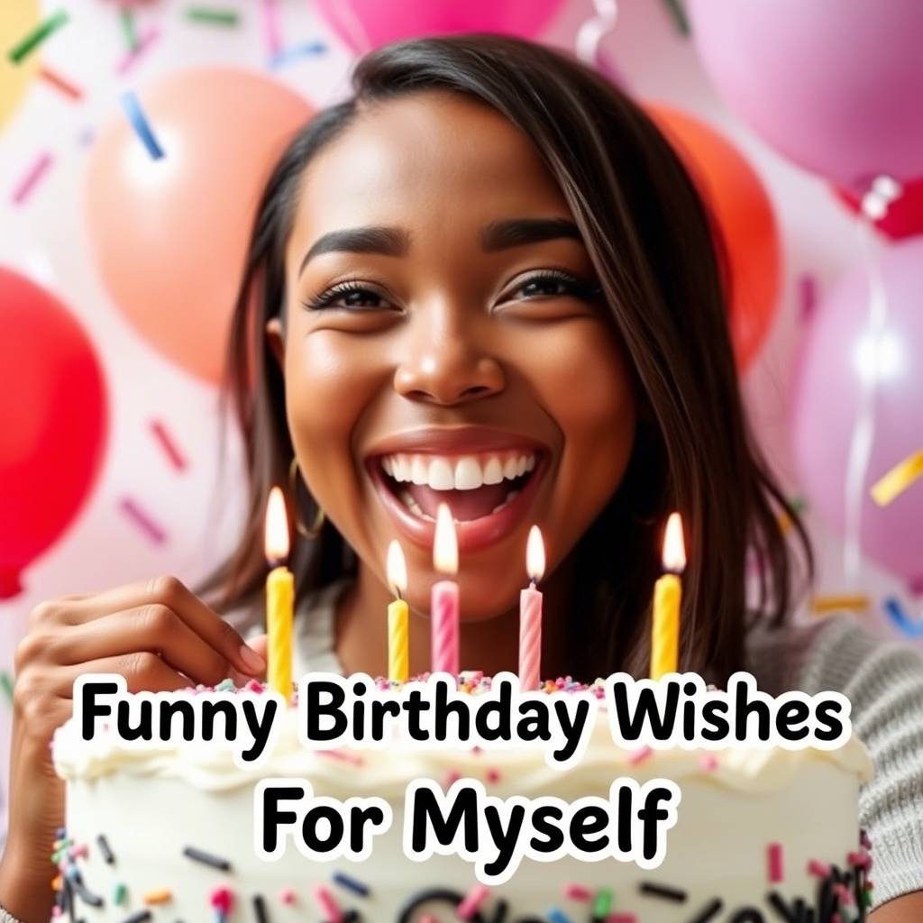 Funny Birthday Wishes For Myself Messages