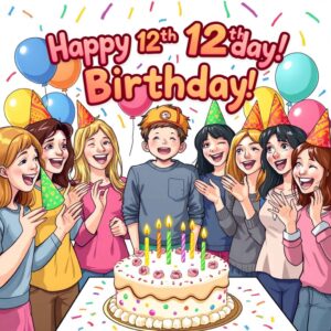 Happy 12th Birthday Wishes