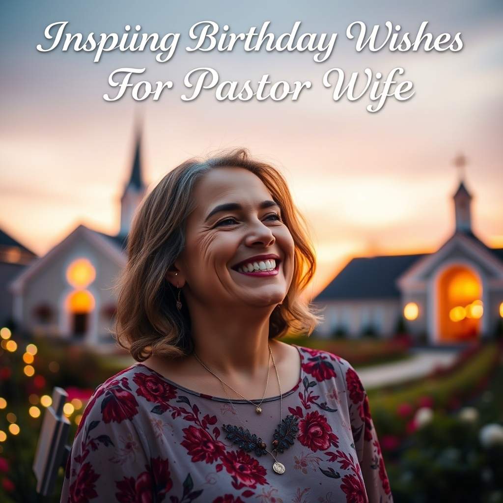 Inspiring Birthday Wishes For Pastor Wife