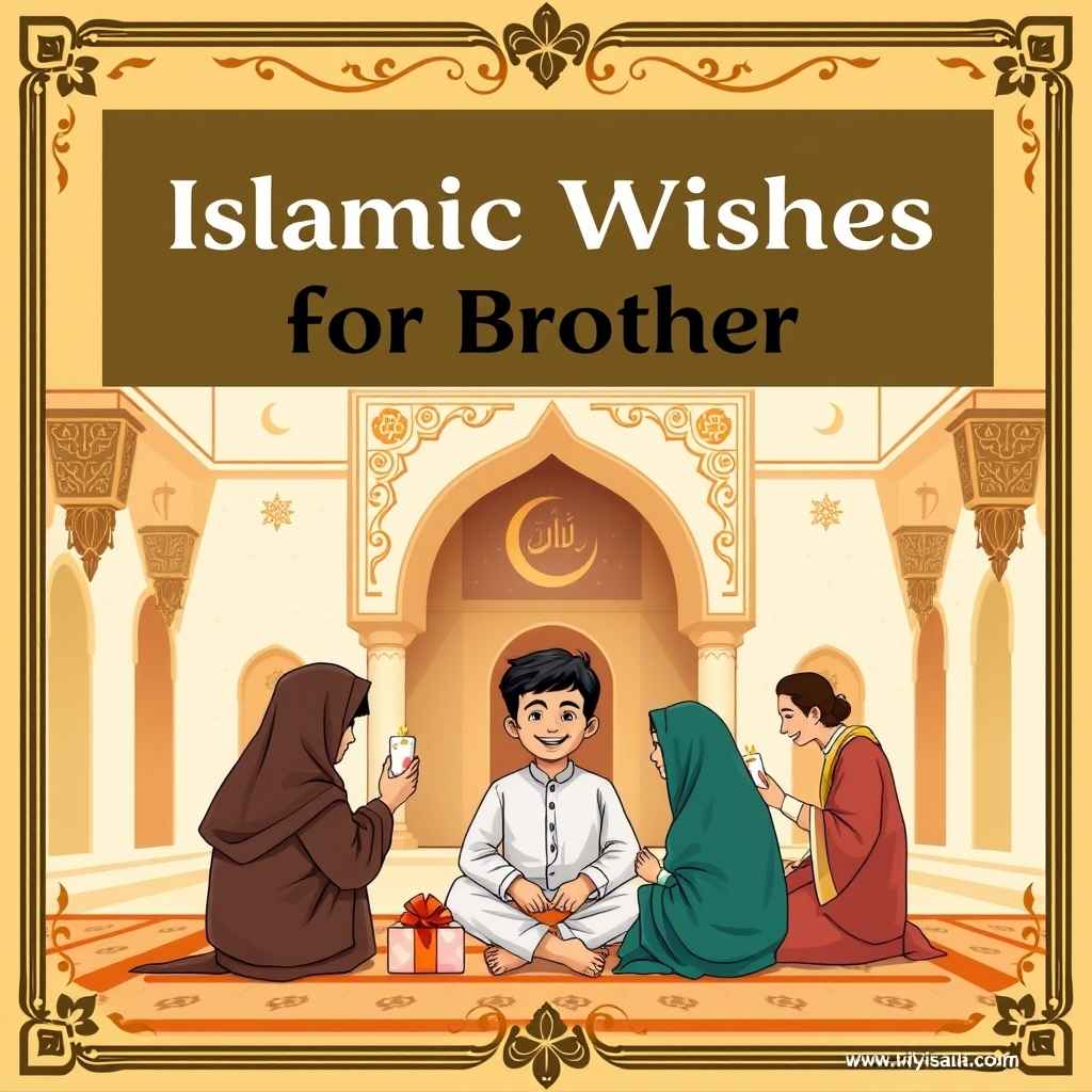 Islamic birthday wishes for brother