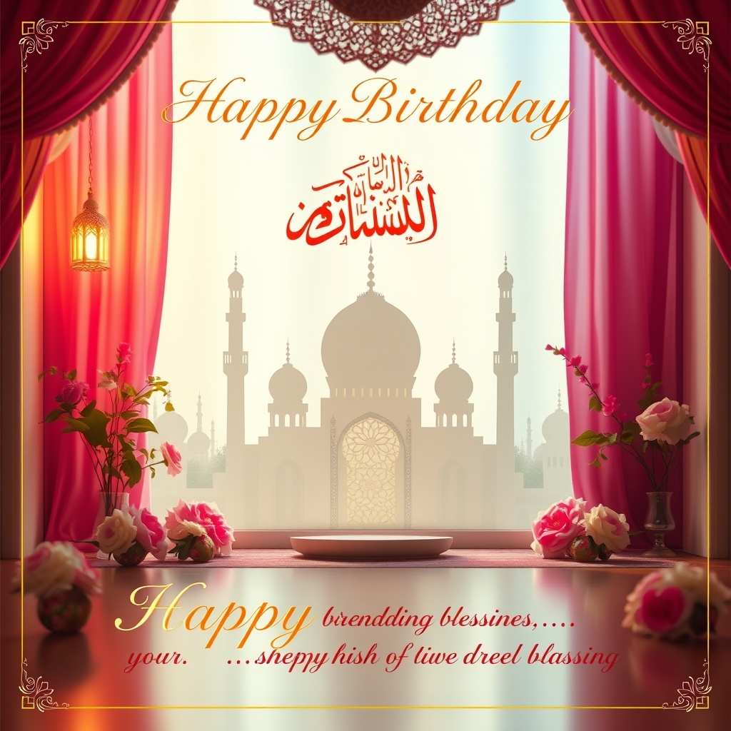 Islamic birthday wishes for friend