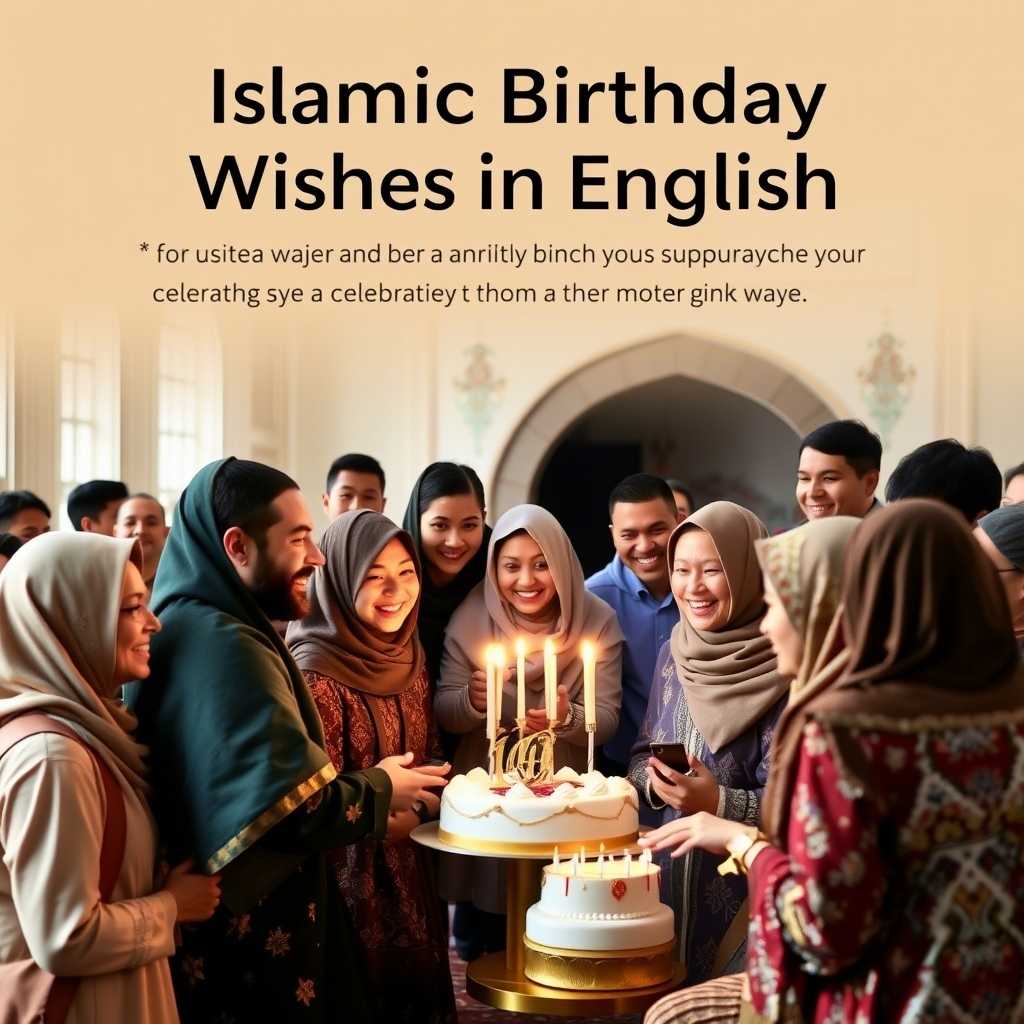 Islamic Birthday Wishes in English