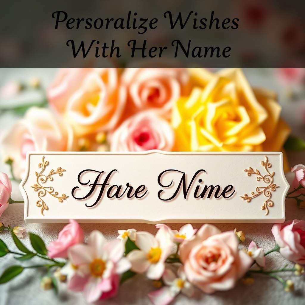 Personalize Wishes With Her Name