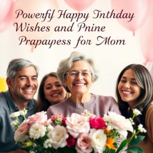 Powerful Happy Birthday Wishes and Prayers for Mom