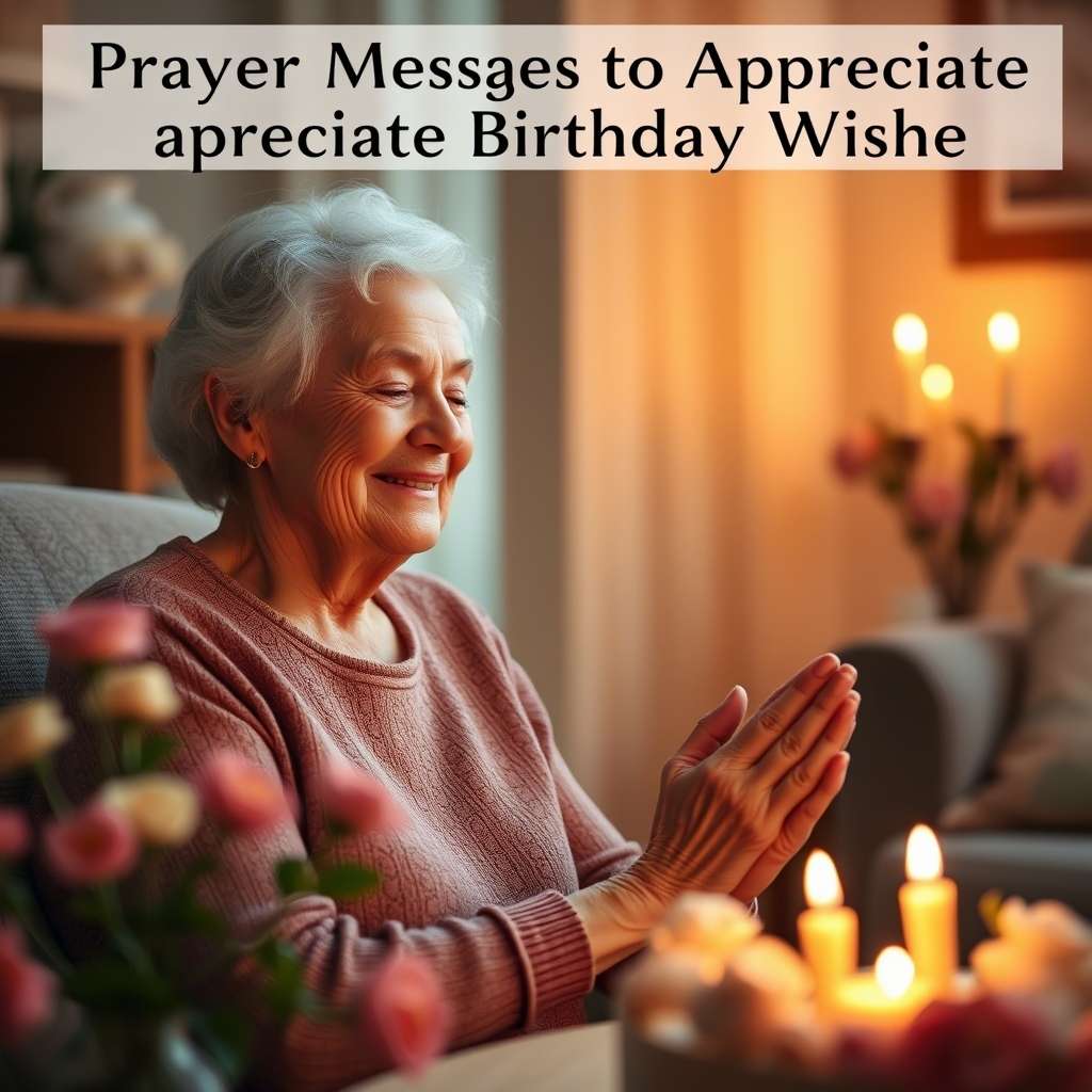 Prayer Messages to Appreciate Birthday Wishes 