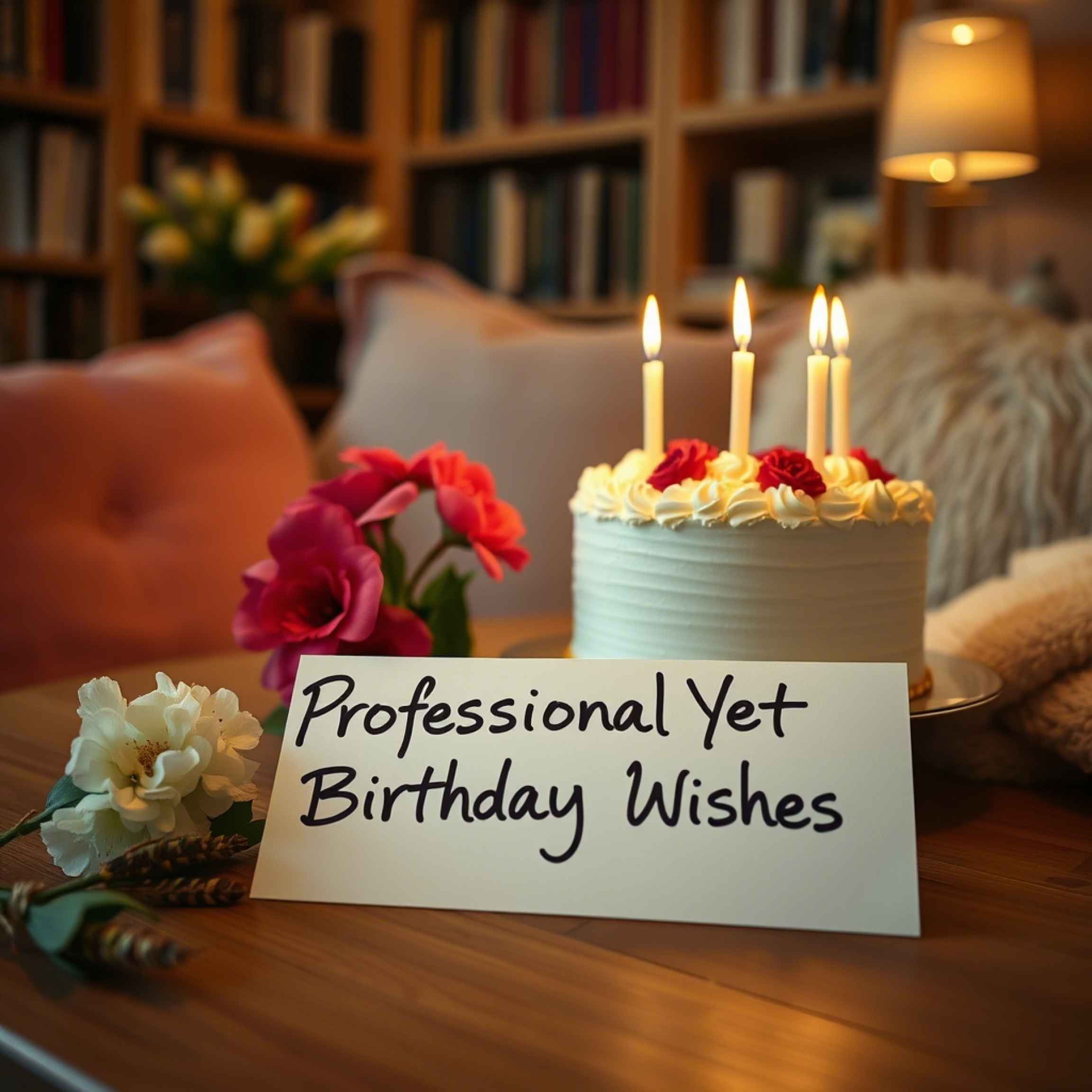 Professional Yet Warm Birthday Wishes