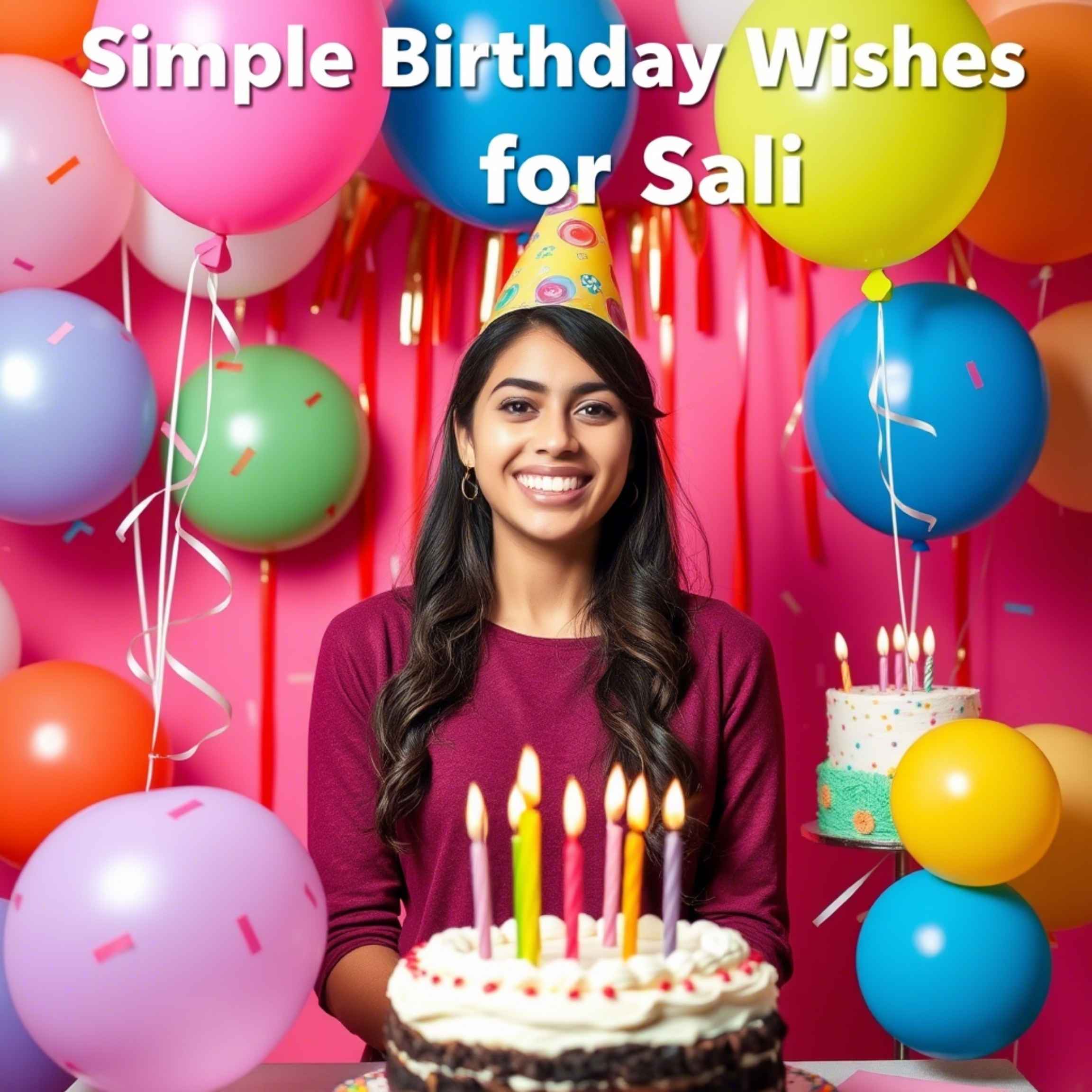  Simple Birthday Wishes for Sali