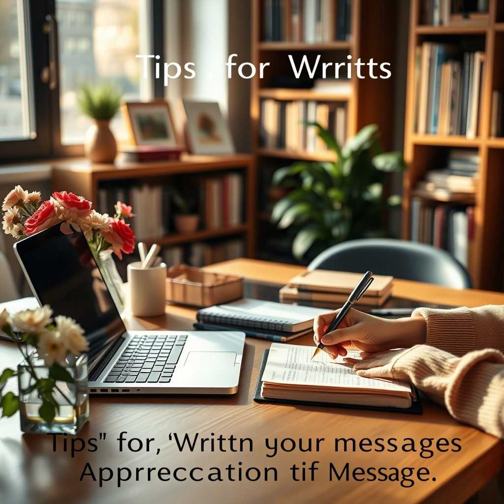 Tips for Writing Your Own Appreciation Messages