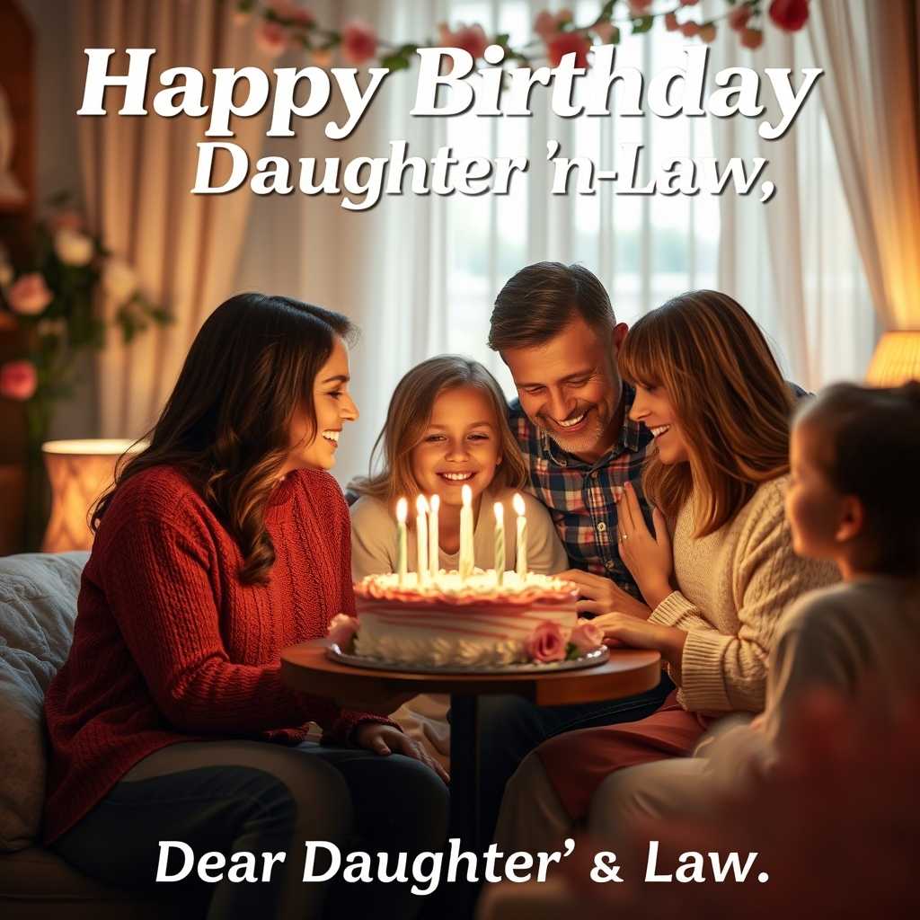 Wishes for Daughter-in-Law Birthday